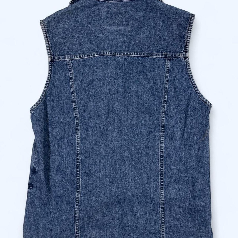 Vintage Denim Vest by Woolrich - Picture 2 of 3